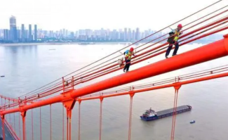 鸚鵡橋長江大橋的檢修